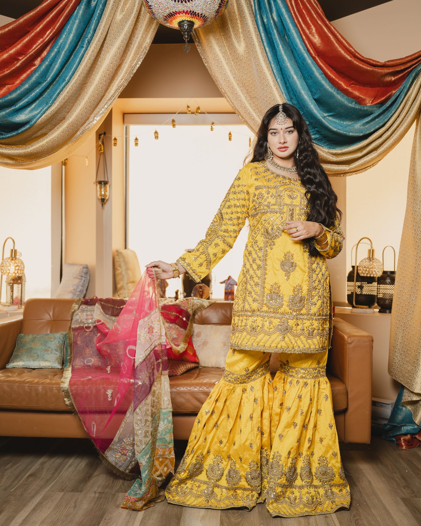 Yellow gharara